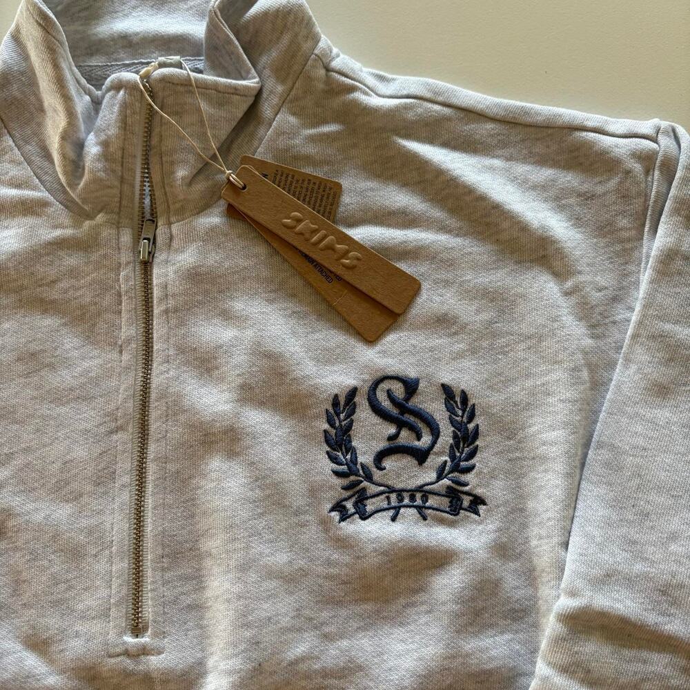 NWT Skims Lightweight Fleece Zip Up - Picture 2 of 4